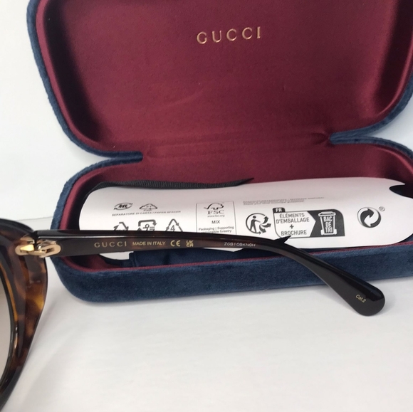 New Authentic Gucci GG0368S 002 55 Sunglasses - Picture 9 of 12
